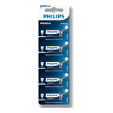05 Pilhas Baterias Philips 23a 12v A23 Alcalina 1 Cartela