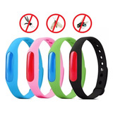 05 Pulseira Silicone Repelente Anti Mosquito