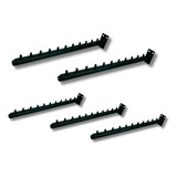 05 Rt Cabideiro Parede 40cm P 10 Cabides Parafuso Bucha