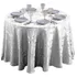 05 Toalhas De Jacquard Para Mesa 2,80 Redonda - Buffet Festa