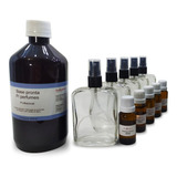 05 Vidros 100ml C Válv 5 Essências 20ml Base 500ml