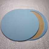 06 Capas Para Sousplat Lisa - Rápido - Varias Cores Cor Azul-celeste Liso