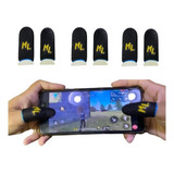 06 Luvas Luvinha De Dedo Gamer Hl Free Fire Pubg Anti-suor 