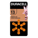 06 Pilhas Baterias Da 13 Pr48 Aparelho Auditivo - Duracell