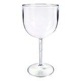 06 Taças De Gin Tônica Acrílico 600 Ml Cor Cristal