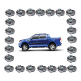 06 Kits C 24 Porcas Roda Cromadas Ford Ranger 13 Em Diante
