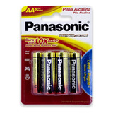06 Pilhas Aa Alcalina Panasonic 1