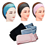 06 Uns Faixa Cabelo Atoalhada Facial P Cabeça E Maquiagem