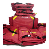07 Mochilas De Pizza Na Cor Vermelha Sem Caixa De Isopor