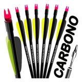 08 Flechas Carbono Drone Arco E Flecha Treino Profissional 