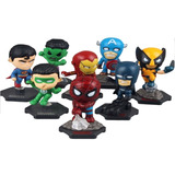 08 Miniaturas Marvel Vingadores The Avengers Liga Justiça