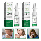 1. 2 Peças De Spray Nasal Que Limpa Os Pulmões Para Ajudar