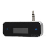 1.0 Lcd Transmissor Fm Handsfree Para iPhone / iPod / Mp4 -