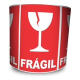1.000 Etiquetas Selo Frágil Taça 60x40 Mm + Envio Rápido