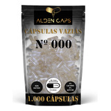 1 000 Cápsulas Vazias De Gelatina Incolor N 000 1 400mg 