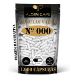 1 000 Cápsulas Vazias De Gelatina Incolor N 000 1 400mg 