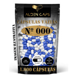 1 000 Cápsulas Vazias De Gelatina Incolor N 000 1 400mg 