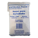 1 000 Saquinho 4x23 Saco Plastico P Talher Geladinho Sacole