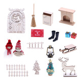 1 12 Ornamento Em Miniatura De Natal Para Casa De Bonecas 
