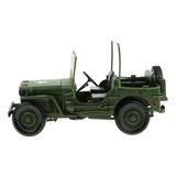 1 18 Diecast Willys Segunda Guerra Mundial Suv Modelo De