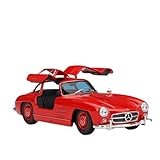 1 24 Adequado Para Mercedes Benz Liga Modelo De Carro Esportivo Fino Artesanato Coleção Ornamental Comemorativo Presente Decoração Exibição Size Red 