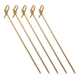 1 250 Espeto De Petisco Knotted Stick Nó Nozinho Bambu 15cm