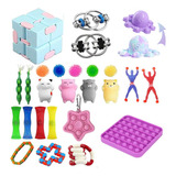 1 26 Unidades Anti Stress Fidget Brinquedos Finger Figet