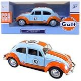 1 28 VOLKSWAGEN FUSCA 1967 SERIE GULF COM LUZ E SOM