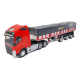 1 32 Caminhão Metal Volvo Graneleiro Carreta Barateirominis