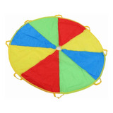 1.8m Jump-sack Rainbow Umbrella Kids Play Parachute Sport