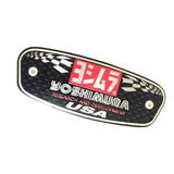 1 Adesivo Escapamento Yoshimura Moto Aluminio