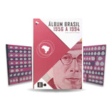 1  Álbum De Moedas Brasileiras 1956 A 1994 Mario De Andrade