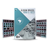 1 Álbum De Moedas Brasileiras Réis 1888 A 1923 Barato