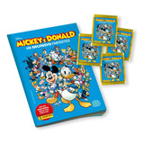 1 Álbum Mickey E Donald Capa Dura + 50 Figurinhas (10 Env)