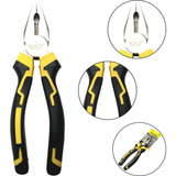 1 Alicate Universal 8'' Aço Carbono Emborrachado Isolado