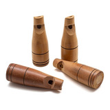 1 Apito Para Chamar Pássaros Madeira Juriti Brinquedo