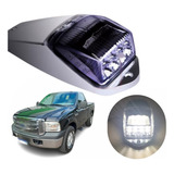 1 Cab Light Luz Branca Lente Fumê F250 S10 Dodge Ram 12v