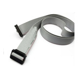 1 Cabo Flat Cinza 16 Vias 30cm Idc Latch Para Painel Led 