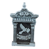 1 Caixa De Correio Igreja Media Prata Embutir Casa Muro 