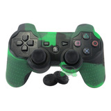 1 Capa Case Silicone Controle Ps3 + 2 Grips