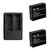 1 Carregador + 2 Bat Sjcam Sj4000 Sj5000 M10 Original