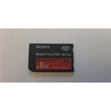 1 Cartão Memoria Sony 8gb