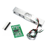 1 Célula De Carga 1kg Sensor Peso + 1 Módulo Hx711 Arduino