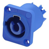 1 Conector Powercon Macho Painel Azul