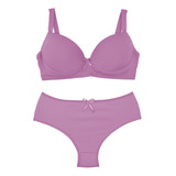 1 Conjunto Calcinha E Sutiã Plus Size Reforçado Sigh