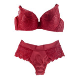 1 Conjunto Plus Size Atacado Sutiã E Calcinha Conforto