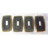 1 Espelho Interruptor Bronze Antigo Tomada Para Decoração 