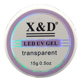 1 Gel Led Uv X&d 15g Extensão De Unhas Polygel Acrigel Fibra