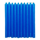 1 Kilo Vela Azul Claro Colorida 1kg +/- 33 Un 100% Parafina
