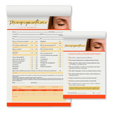 1 Kit Ficha Anamnese De Micropigmentação + Bloco Cuidados A5